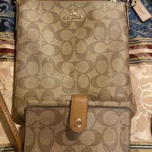 Coach crossbody bag with wallet